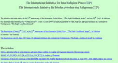 Desktop Screenshot of iiipeace.org